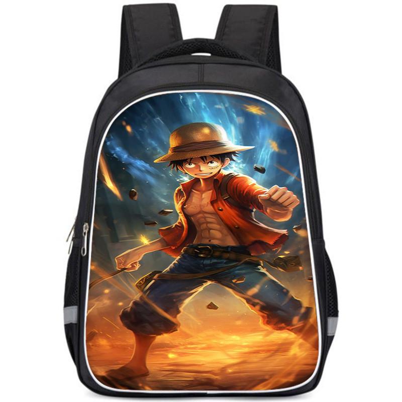 Large Capacity Lightweight Oxford Cloth Backpack For Kids Unisex School Bag