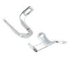 2pcs Alloy Overlock Looper Multifunctional Silver Sewing Machine Looper Household Durable Upper Lower Looper Household Sewing