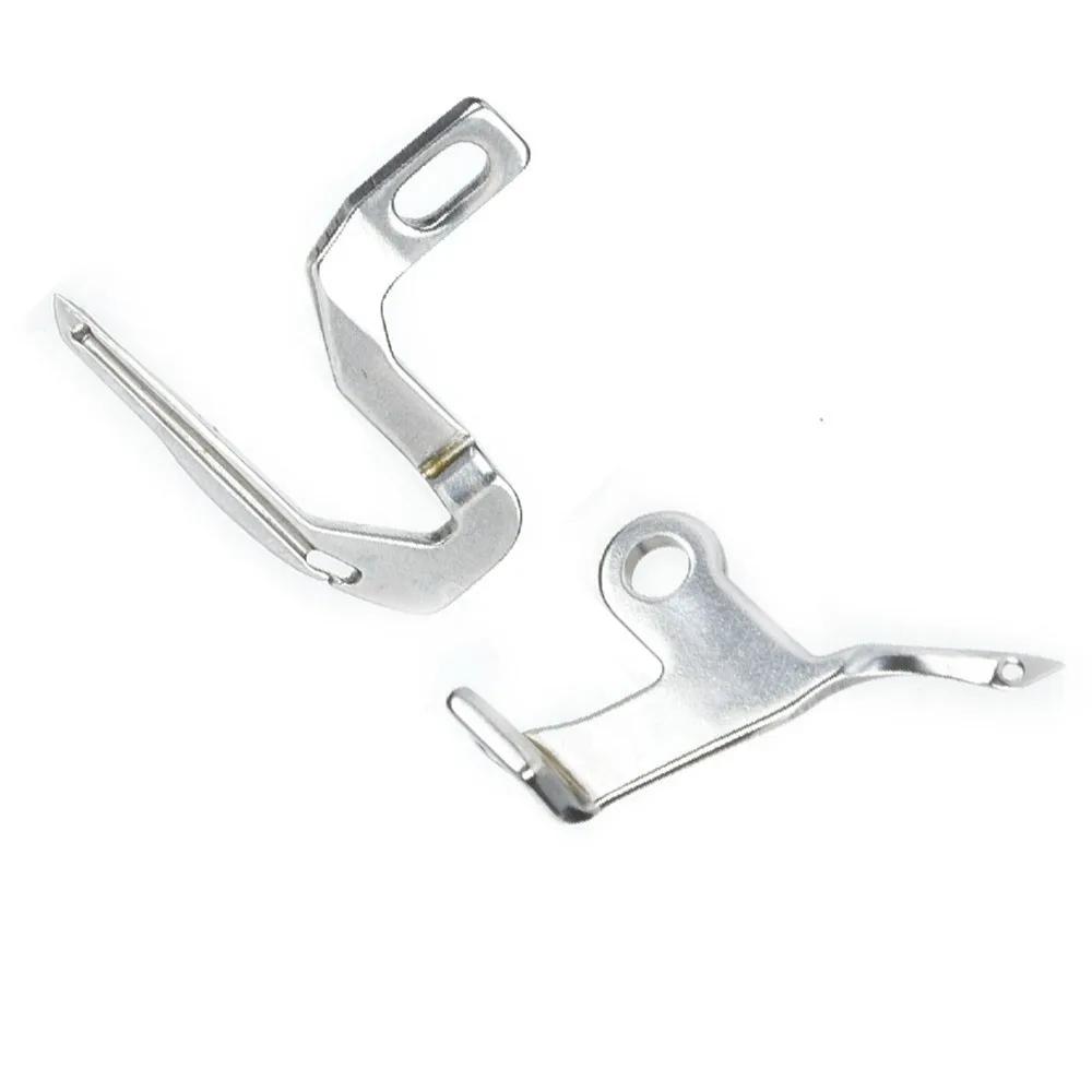 2pcs Alloy Overlock Looper Multifunctional Silver Sewing Machine Looper Household Durable Upper Lower Looper Household Sewing