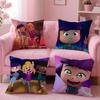 F-FriendZSpaces Anime Cushion Cover Comfortable Reversible Pillow Cover Ideal For Car Sofa Bedroom & Beyond