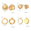 4Pcs Stainless Steel Shell Pearl Charm Pendants Drop Oil Dot Drill Craft DIY Jewelry Making Necklace Bracelet Accessories