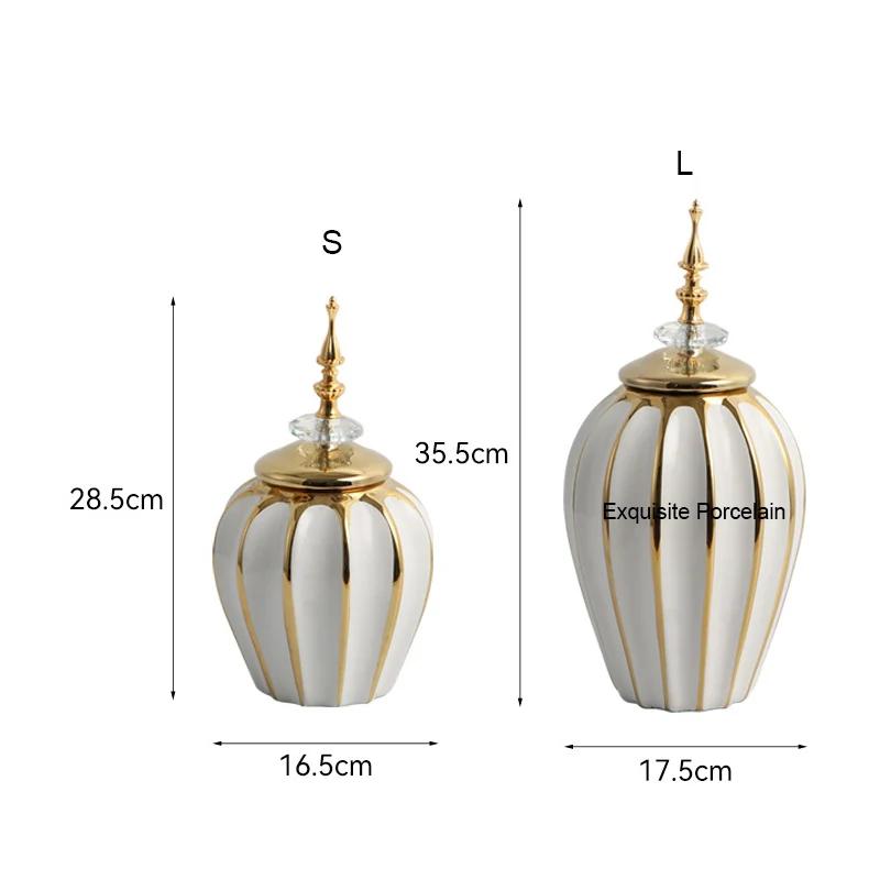 General's Universal Jars Storage Jar Light Luxury Ceramic Vase Craft Ornaments Middle Eastern Home Decor and Decor Items Bottles