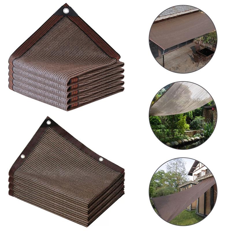 Outdoor Sunshade Net Structures and Shade Awning for Yard Balcony Outdoor Hanging Sun Shade Nets Agricultural Shading Net