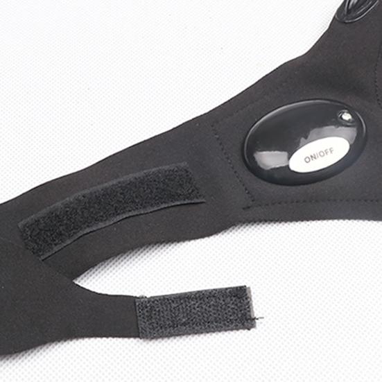 1Pc/1Pair Flashlight Gloves Fingerless Waterproof Black Night Light Fishing Gloves for Fishing
