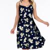 Elegant Women's Summer Sleeveless Floral Beach Dress Perfect For Holiday Occasions Size S-5xl