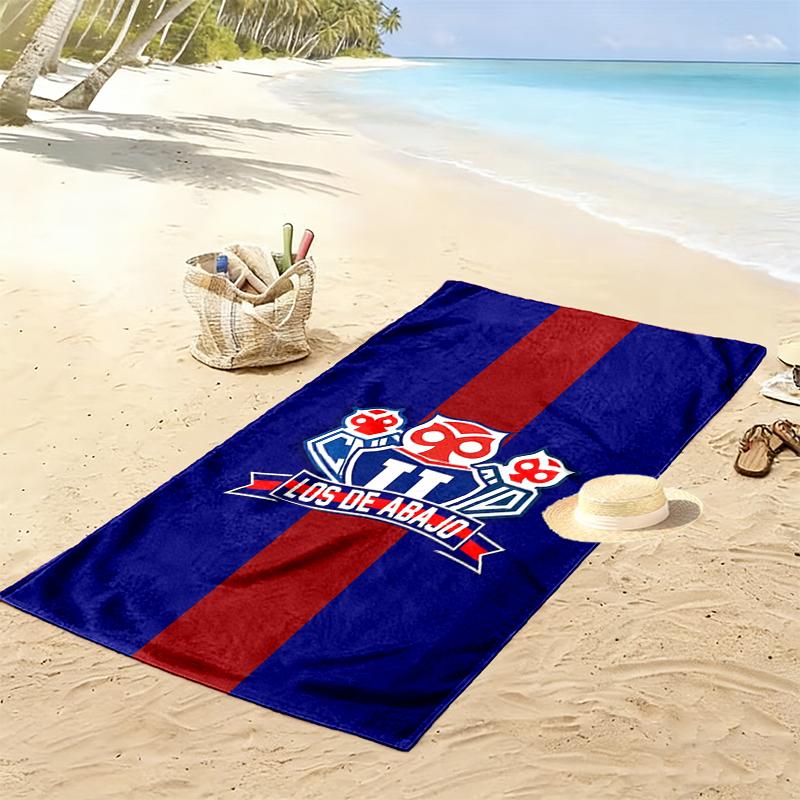 Universidad De Chile Print Beach Towel, Large Soft Quick Dry Towel for Beach Camping Swimming