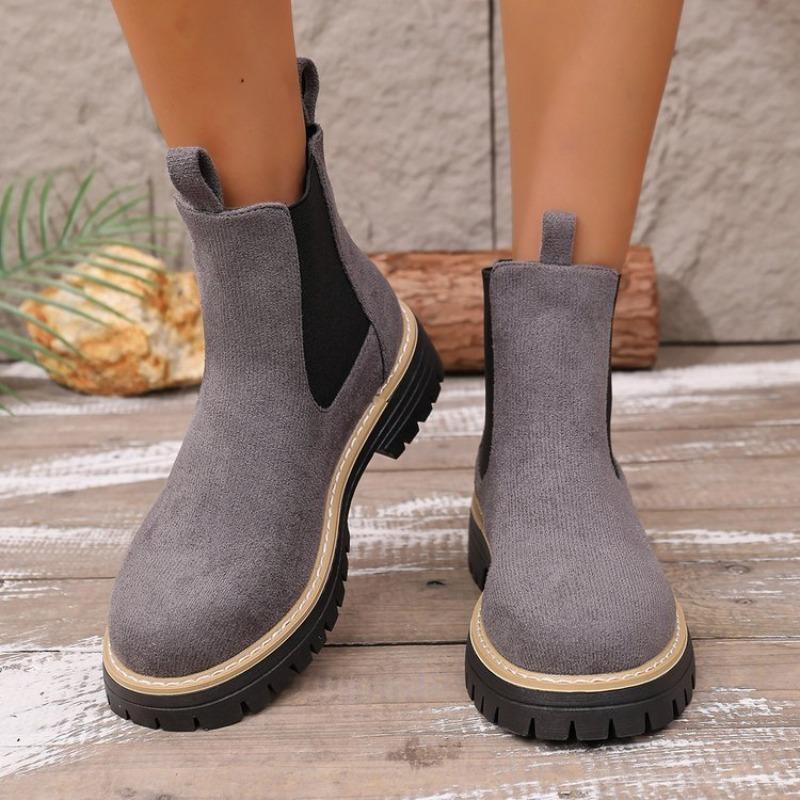Spring and Autumn New Frosted Martin Boots Fashion Casual Round Head Large Size Fashion Trend Shoes