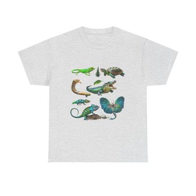 Reptiel Grafisch T-shirt Ontwerp Natuur Geïnspireerde Kleding Cadeau-idee voor Verjaardag