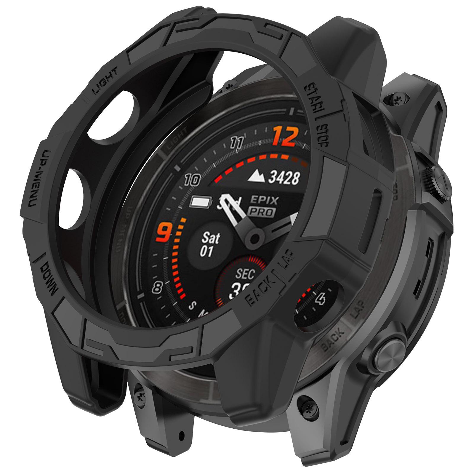 

Мягкий чехол из ТПУ для часов Garmin Fenix ​​7 7s 7X PRO, защитный бампер, аксессуары для рамки Garmin Epix Pro Garmin Fenix7X PRO чёрный