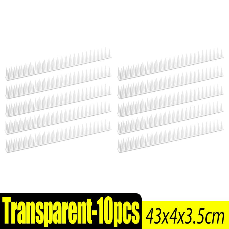 1-10pcs Outdoor Birds Pigeon Cats Spike Bendable Bird Repellent Spikes Deterrents for Garden Window Fences Roof Balcony Railing