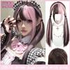 Double Ponytail Synthetic Wig For Women Lolita Clip-on Style Double Ponytail Wig Suitable For Role Playing Christmas Halloween