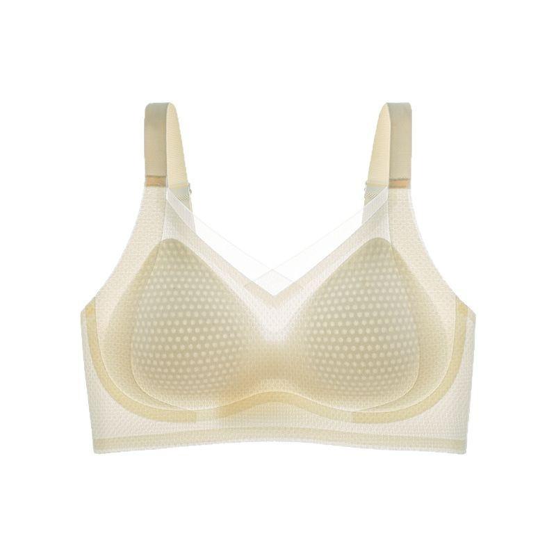 Cool Seamless Bras Women Thin Push Up Breathable Support Small Large Cups