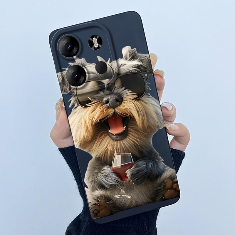 For Tecno Spark Go 2023 Pop 7 Pro BF7 Infinix Smart 7 Plus Smart7 HD Case Lovely Cartoon Cat Liquid Silicone Soft TPU Back Cover