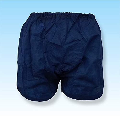 

Eastout Disposable Trial Panties (5 count) Unisex Paper Trunks (Slightly Longer Length) Navy Blue (For Beauty Salons, Massage Parlors, Travel, Hospita