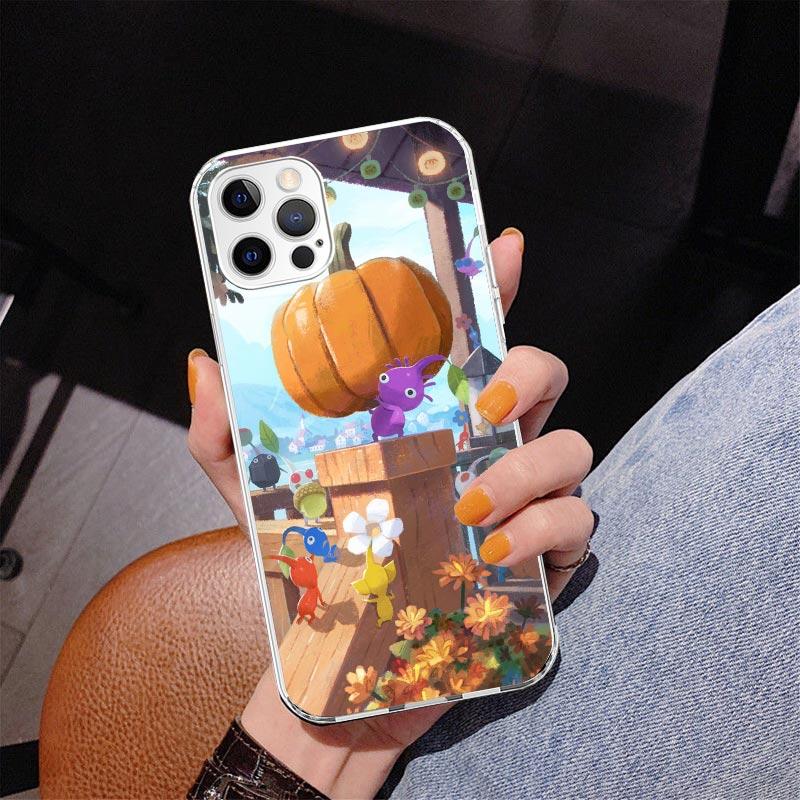 Game P-PikminS 4 Phone Case For iPhone 17 Air 16 Pro Max 16E 15 + 14 Plus 11 12 13 Mini 7 8 SE Gift Print Cover Fundas