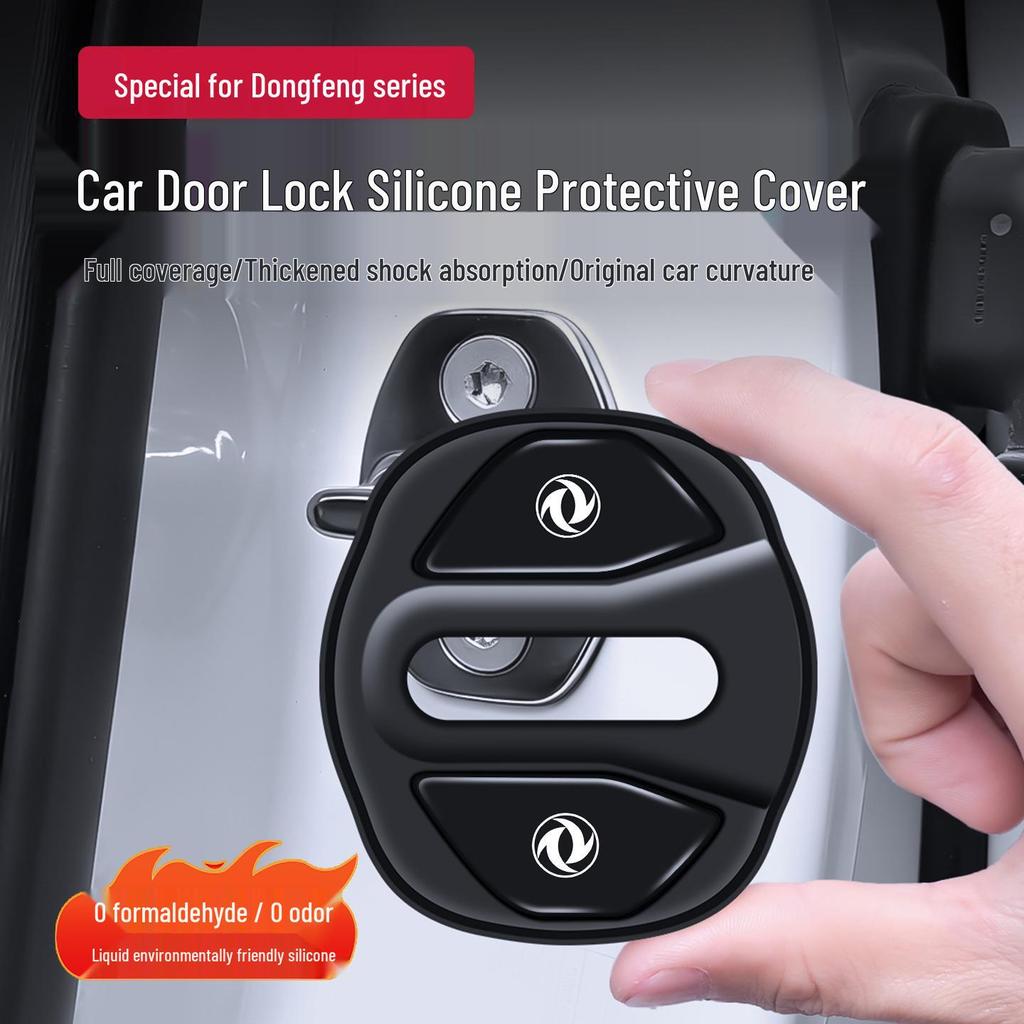 Fits Dongfeng Fengshen Yixuan MAX Door Lock Buckle Cover: Shock Absorber Sleeve for Haoji, Haohan, AX7, L7, E70