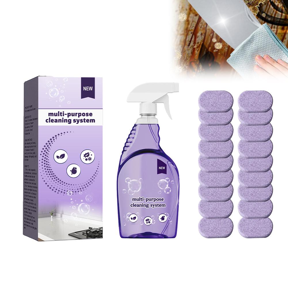 Plastic Cleanlix Cleaner All-in-one Stain Cleaning with Cleaning Tablets Multipurpose Cleaner for Instant Stain Removal