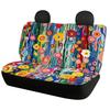 Universal Waterproof Auto Seat Covers Digital Abstract Print Airbag Compatible Front Rear Seat Covers Non-Slip Durable Interior Protectors