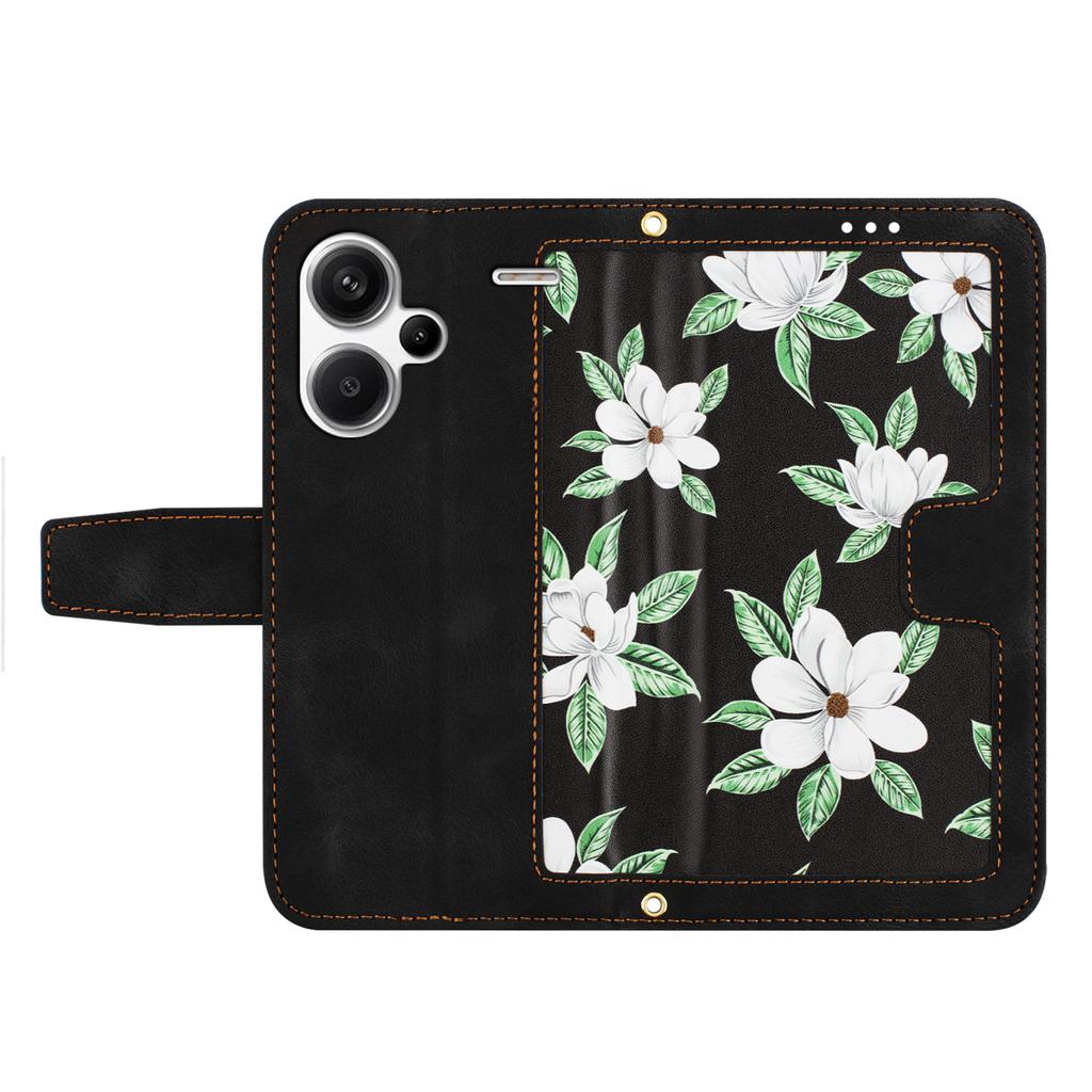 Pentru Xiaomi Redmi Note 13 Pro+ 5G Husă Piele PU Model Floral Stil Portofel Husă Telefon Flip