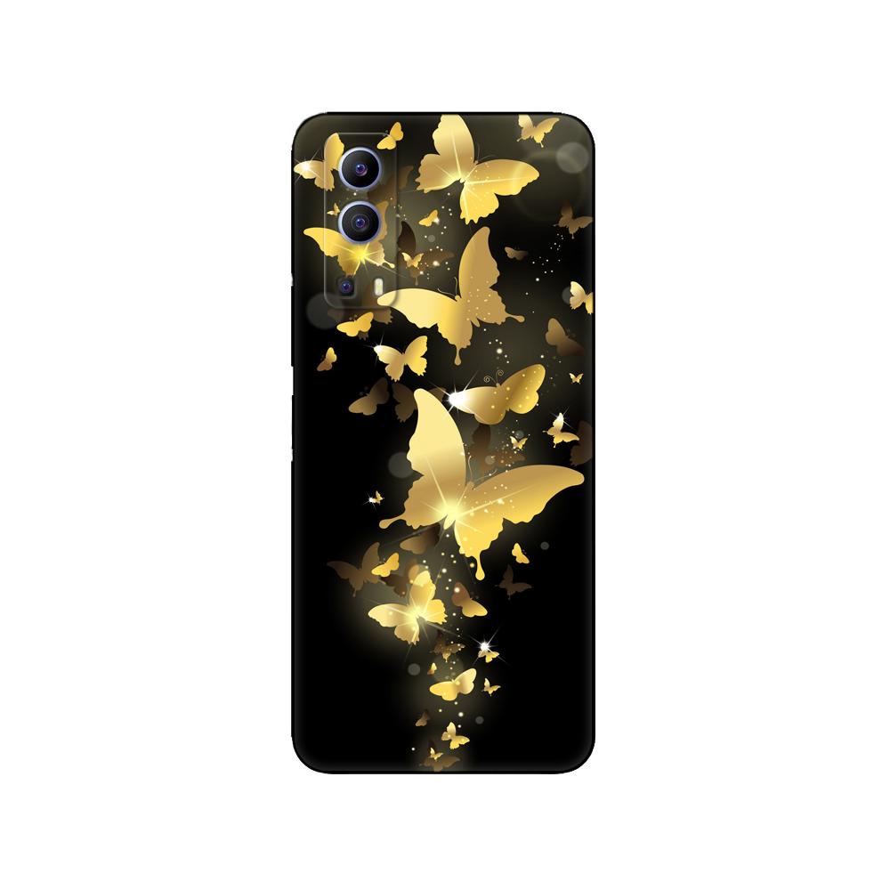 Dla vivo Y72 5G etui z miękkiego silikonu tylna pokrywa dla vivo Y72 5G V2041 etui na telefony vivoY72 Y 72 5G etui odporne na wstrząsy czarne etui tpu