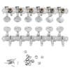6L6R Configuration Guitar Tuning Pegs Smooth Tuning Machine Heads  For Guitar Repair