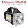 Waterproof Camping Flashlight Rechargeable Portable Mine Light Handheld Spotlight Outdoor