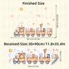 Children's Room Wall Stickers Cartoon Animals on Train Airplane Hot Air Balloon Wall Decals Baby Nursary Kindergarten Decoration