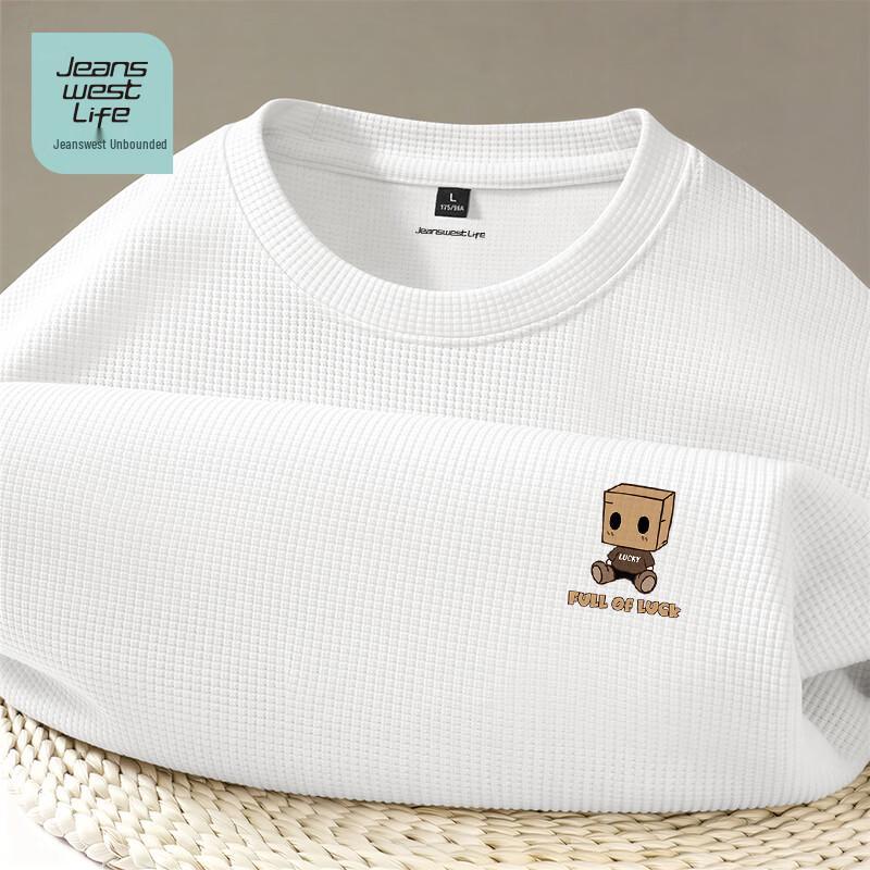 Jeanswest Life Men's Waffle Knit Graphic T-Shirt