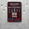 Poster Decorativo Black Veil Brides Segno di Latta Vintage Segno Metallico Placca Decorativa per Pub Bar Man Cave Club Decorazione Murale