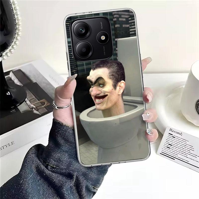 

S-Skibidi Toilet Mobile Cell Soft Phone Case For Xiaomi Redmi Note 15 14 14S 13 12 Pro Plus 12S 11 11S 11E 10 10S 11T 5G Fundas Note 12 Pro Plus