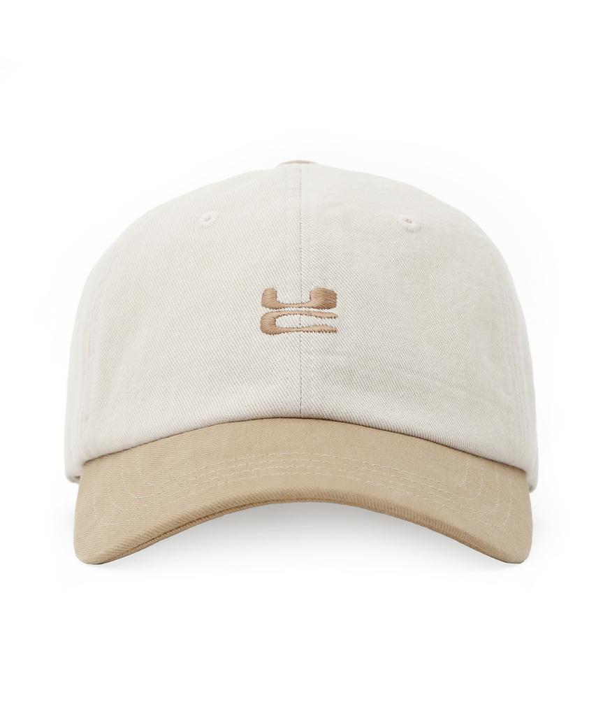 Eondeokeonteulol Four Seasons Cotton Logo Embroidered Basic Soft Top Unisex Ball Cap Uc / Washed B B / Desert Mix