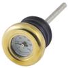 Kijima Motorcycle Parts Oil Temperature Dipstick Gauge for Honda Softail ('00-'15) with Brass Bezel (HD-04122)