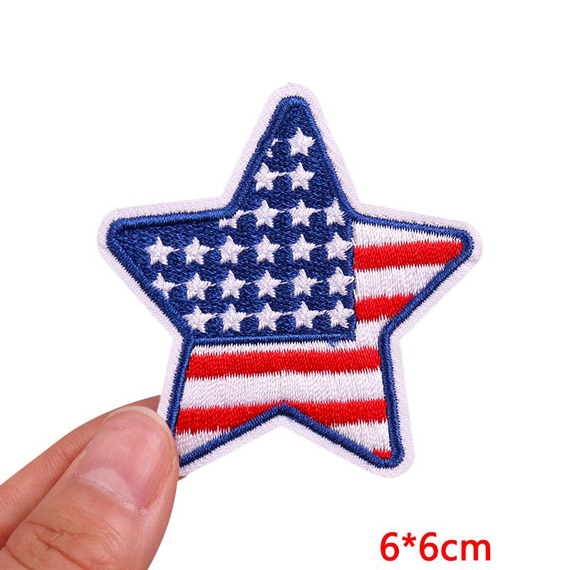 New America's 250th Anniversary Embroidered Patches DIY Iron On Patches For Clothing Statue Of Liberty Flag Eagle Patch Armband