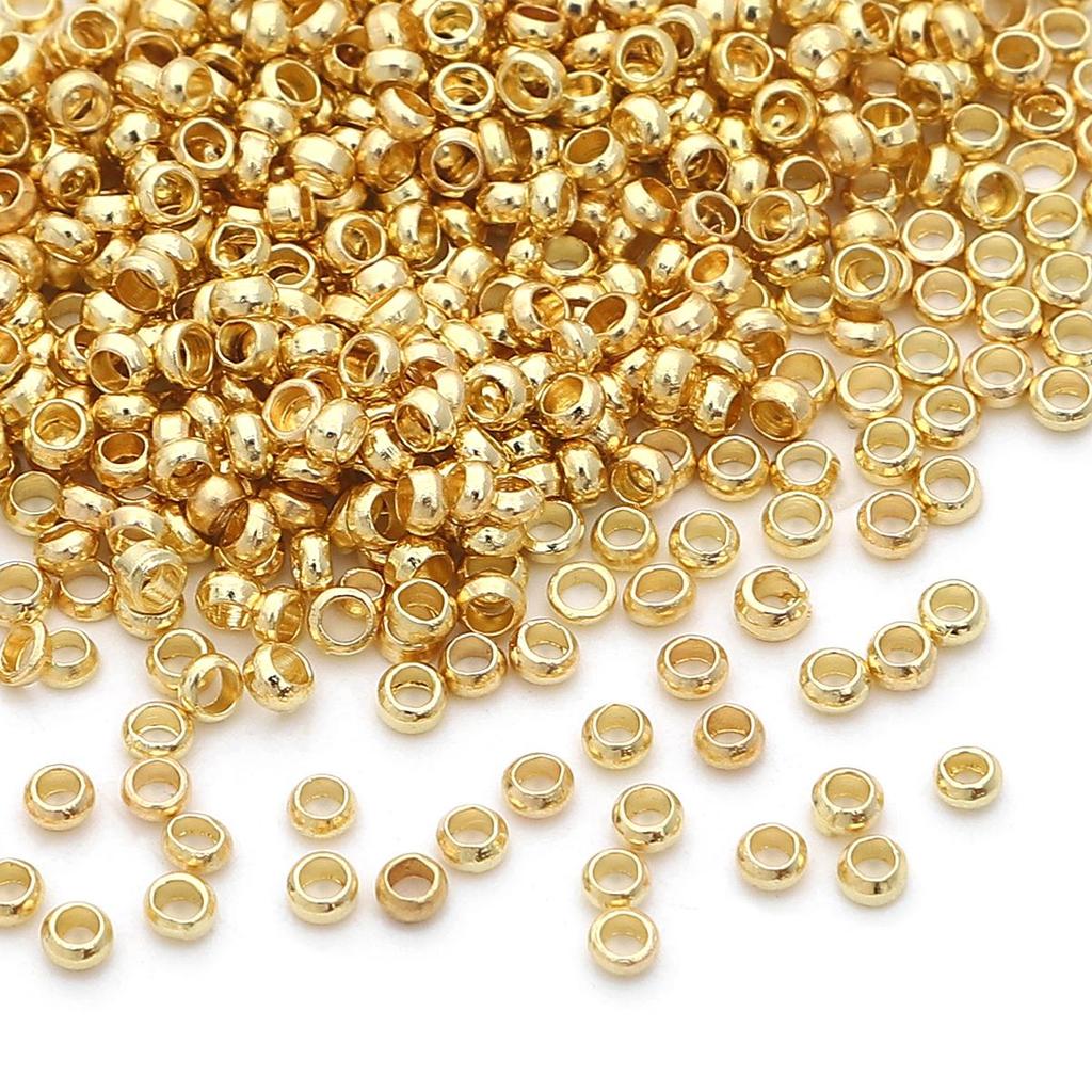 100PCS/Bag Copper Beads For DIY Handmade Jewelry