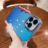 Luxury Gradient Plating Glitter Case For iPhone 11 12 13 14 15 16 Pro Max Pro Max Plus Fashion Shockproof Transparent Soft Cover