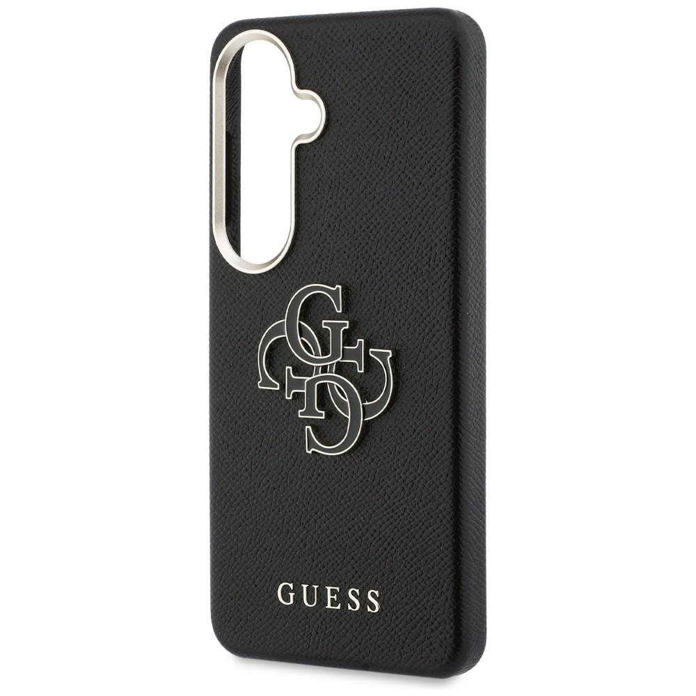 Guess Grained Big 4G Metal Logo case for Samsung Galaxy S26+ black