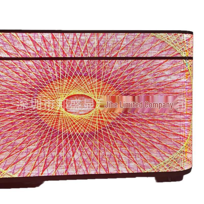 HD Curved Indoor LED Display: Flexible Floor-Standing Reception Screen for Creative Advertising