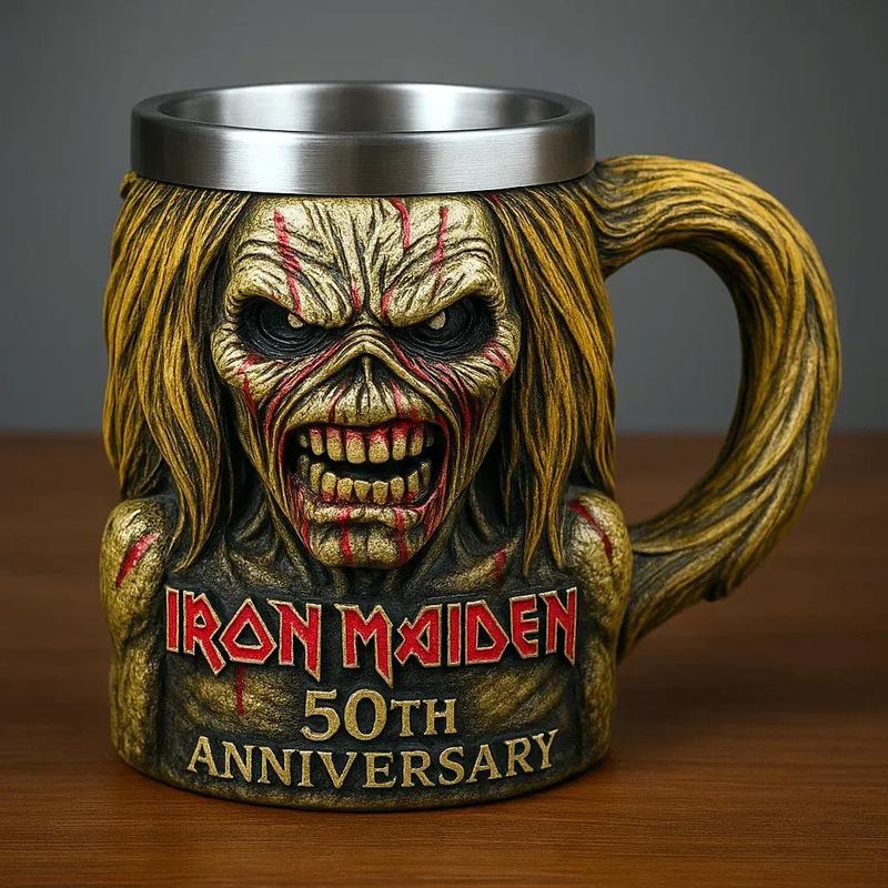 New Iron Maiden 50th Anniversary Band 3d Mug