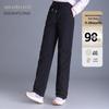 Xuezhongfei Women's Warm Straight-Leg Down Pants
