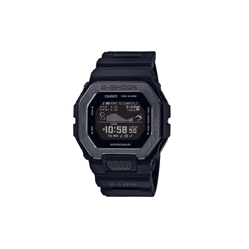 Casio G-LIDE Series G-SHOCK G-LIDE Extreme Sports Series G-LIDE Waterproof and Shockproof Quartz Movement Resin Strap Japanese and GBX-100NS-1ER чёрный