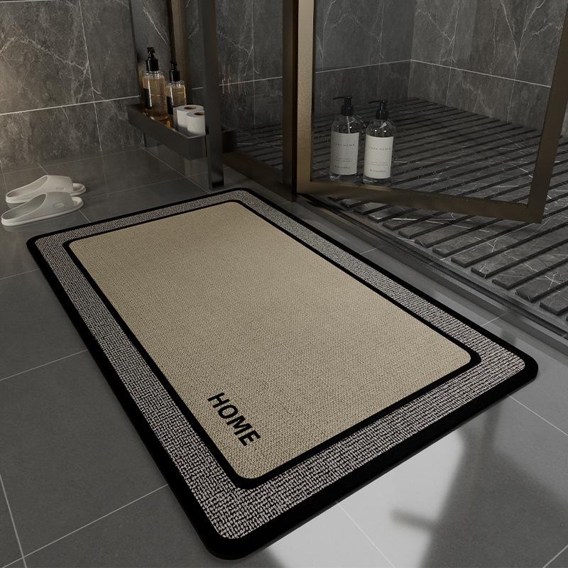 

Non-Slip Diatomaceous Earth Bathroom Mat – Absorbent, Stain-Resistant & Easy-Care Toilet Floor Mat 40x60cm