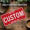 Custom Retro Metal Tin Sign Wall Art Decoration for Living Room Bar Cafe