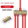 Junction Box Splitter Wire Connector T-type Wiring Terminal Quick Wire Connector Terminal High Power Branch Terminal Block