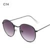 Vintage Round Sunglasses For Women Men Metal Frame Sun Glasses Retro Shades Uv Protection Summer Driving Goggles Eyewear