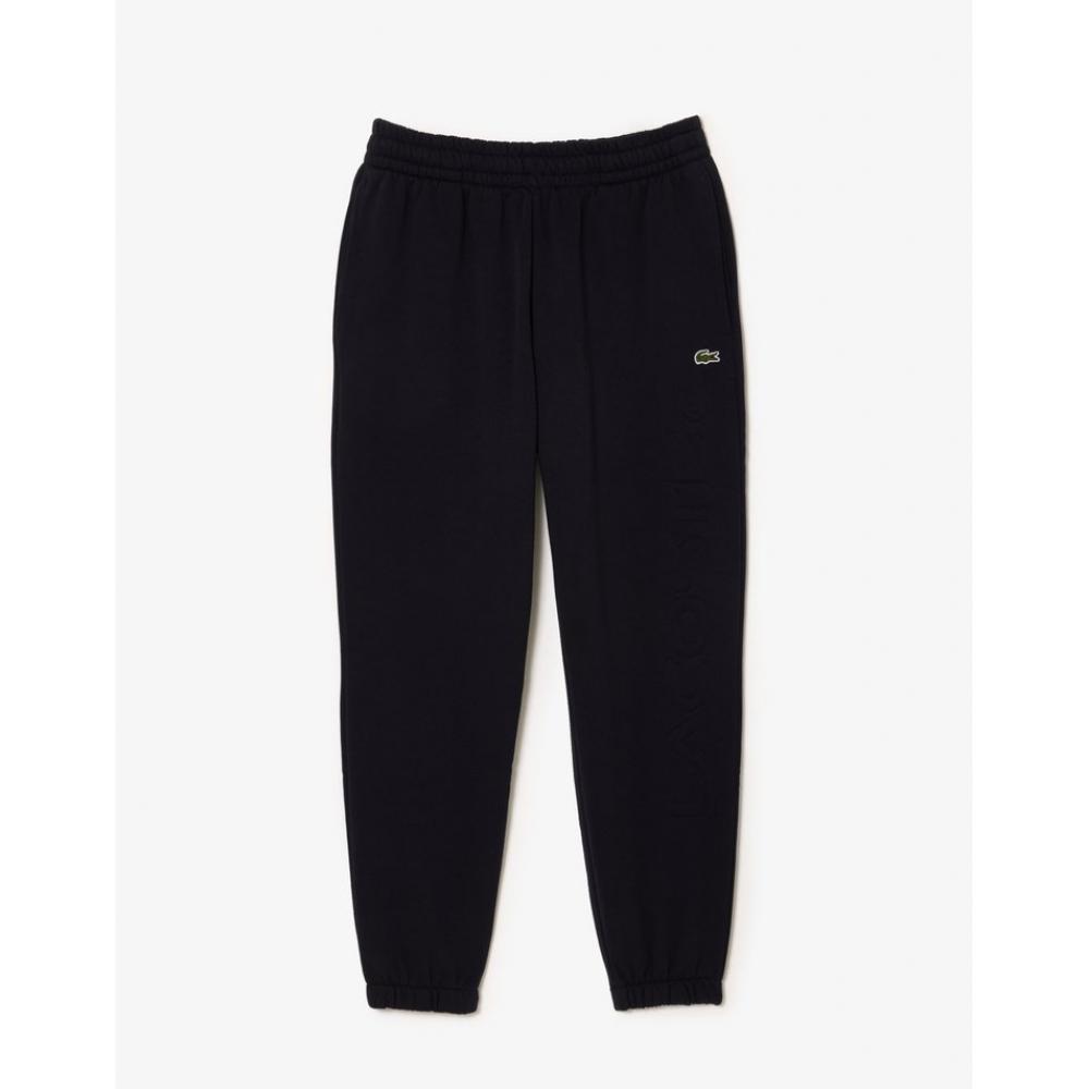 

LacoSte Men S Big Wording Embroidered bruShed Track pantS Xh2101 53n Hde 003