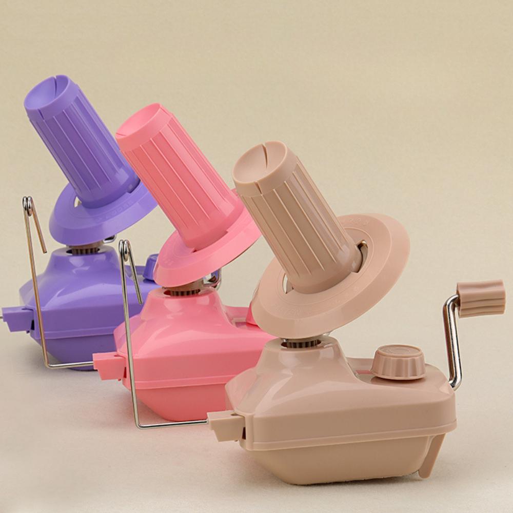 Handbetriebener Garnwickler Fasergarn Wolle Manuelle Handheld Wickelmaschine Schnurball Tragbar für DIY Nähen Herstellen Zubehör
