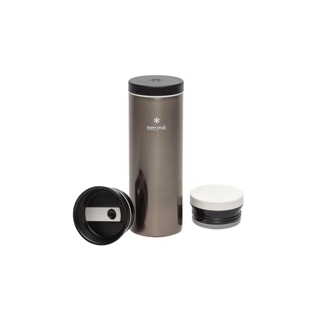 Snow Peak System Bottle 500 Dark Silver TW-071R-DS