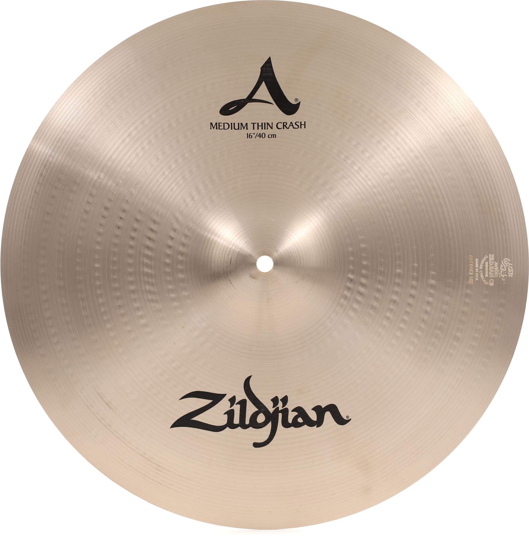 

Zildjian crash cymbal medium sin A 16 inch A0230