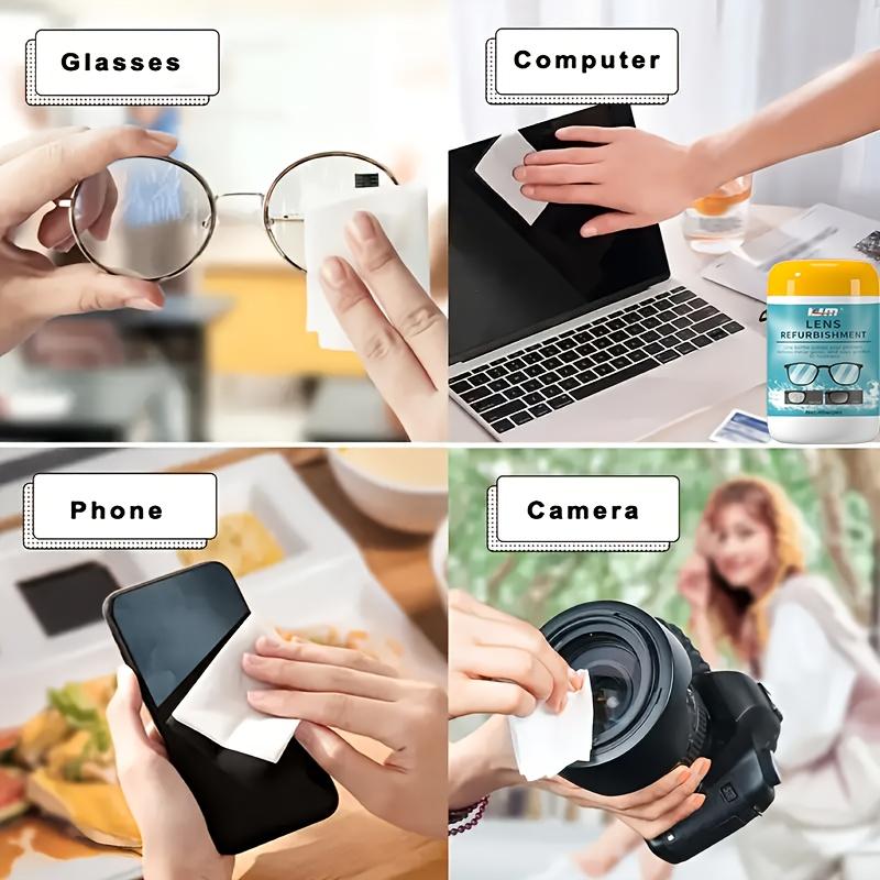 Glasses refurbishment set, does not damage the lenses, restores the luster like a mirror, suitable for glasses, goggles, fashion