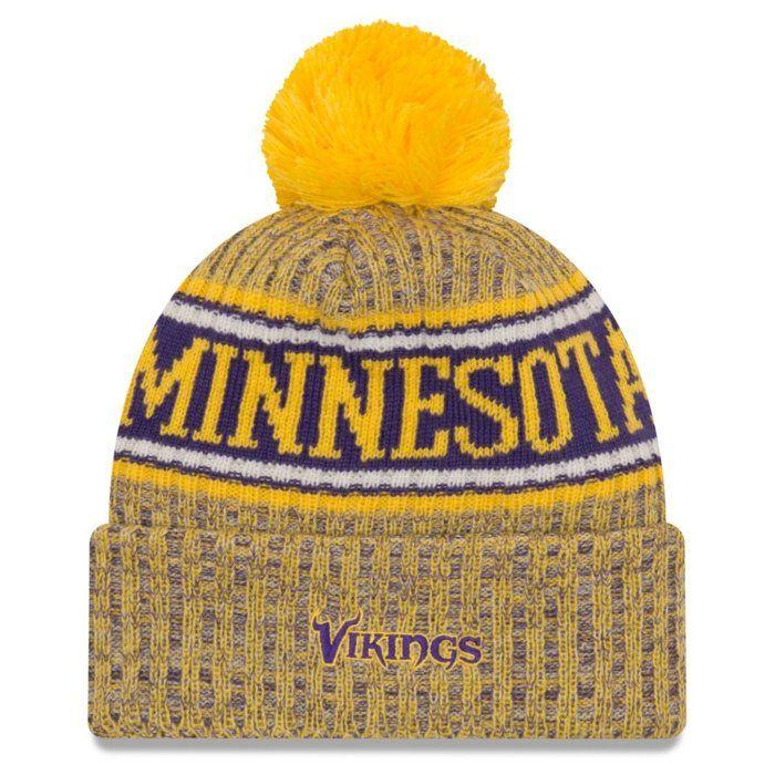 Chapeau - New Era - Minnesota Vikings - Bonnet d'hiver - Doublure polaire - 100% acrylique
